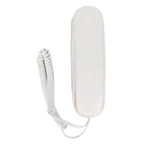 Mini Phone Office Telephone Wall Mountable Telephone Corded Fixed Phone with FSK DTMF Dual System Landline Phone for Home Office