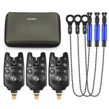 Fishing Bite Alarms Chain Alert Swinger Set Digital Fishing Alarm Kit LED Alarm Indicator Alert Fishing Swinger Fishing Tackle