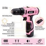 12V Brushless Electric Drill 32NM Cordless Driller Driver Screwdriver Rechargeable Electric Screw gun Power Drill Tools DIY