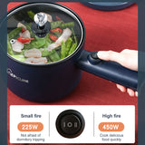 Mini Electric Cooker Machine Household Hot Pot Multi Electric Non-stick Pan Single/Double Layer Soup Heater Pot Frying EU Plug