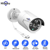 Hiseeu IP Camera Waterproof IP66 Audio Record 3.0MP POE Outdoor Security Video Surveillance CCTV Camera for Home Office