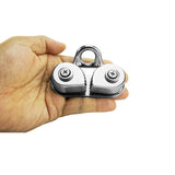 Rope Cleat Junior 316 Stainless Steel Boat Yacht Clam Cleat