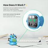 DEERC Baby toy Robots for boys or girls trajectory tracking robots for kids Robot Toy Magic Line with Intelligent Pen and Pape
