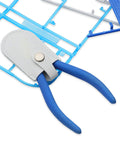 Unisex New Single Blade Nipper Hand Tools Pliers Multifunctional Bent Non-Scale Long Nose For Electrical Parts Blue