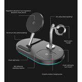 4-in-1 Wireless Charger Universal Charging Base Compatible For Ios Mobile Phone Watch