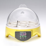 Mini 7 Egg Incubator Poultry Incubator Brooder Digital Temperature Hatchery Egg Incubator Hatcher Chicken Duck Bird Pigeon EU Pl