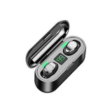 F9-5C/F9 Bluetooth Earphones Headphones Tws4 Wireless Gaming Headset With Microphone M10 Digital Display Charging Earphone Pod