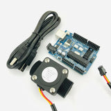 Arduino and Water Flow Sensor USN-HS43TA G3/4" Totalizer Flow Measurement with Nylon Water Flow Sensor Turbine Flowmeter iSentro