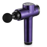 1800MAH 12V Massage Gun LCD Display Body Exercising Muscle Electric Massager 4 Heads Buttom Fascia Gun for Neck Back Vibrator