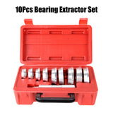 10Pcs Bearing Race &amp; Seal Bushing Driver Set Universal Bush Drive Seal Kit for Automotive Wheel Bearings with Storage Box