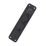 1 Set USB Charging Multi-purpose Durable Combined Switch Panel Voltmeter Panel Power Panel