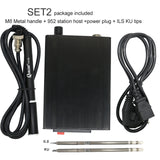 QUICKO T12-952 Soldering Station With M8 black metal handle and Various types of Soldering Iron Tips