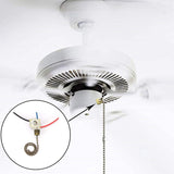 3Pack Ceiling Fan Light Switch ZE-110 Fan Switch 3 Way Speed Fan Switch Ceiling Pull Chain Switch Replacement