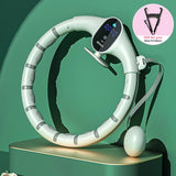 Smart Huula Hoops Fitness Smart Counting Exercise Ring Adjustable Home Fitness Bodybuilding Ring Muscle Building Exercise Hoop