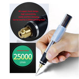 Electric Micro-Engraving Pen USB Rechargeable Engraving Machine With 36 Bits, Portable Mini Engraving Tool