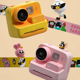 Children Instant Camera Hd 1080p Video Photo Digital Print Cameras Dual Lens Slr Photography Toys Birthday Gift Funcam
