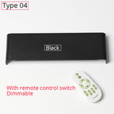 LED Wall Lamp Dimmable 2.4G RF Remote Control Modern Bedroom Beside Wall Light Living Room Stairway Lighting Decoration Fixtures