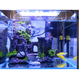 New Resin Artificial Fish Tank Ancient Castle Decoration Aquarium Rock Cave Building Decoration Aquatic Landscaping Ornament