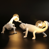 Nordic seletti lizard Night light modern Cute LED Resin Animal chameleon table lamp bedroom living room home deco Light Fixtures