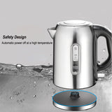 1.7L Electric Kettles Stainless Steel 220-240V Portable Travel Water Boiler Pot for Hotel Family Trip Kitchen Appliances EU Plug