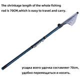 MIFINE COMPETITIVE Telescopic Bolo Fishing Rod 4.0 4.5 5.0 6.0m Travel Highcarbon Spinning Casting float fishing 10-30G pole rod