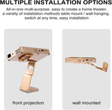 Mini Projector Mount Adjustable Wall Mount Projector Stand Portable Projector Ceiling Shelf for All Micro Projectors, Cameras