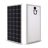 Solar Panel 100w 200w Solid 18V Rigid Glass Solar Panel 120W Maximum Power Monocrystalline Cell 12V 24V Battery Charger