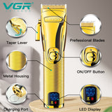 Professional combo kit hair clipper electric hair trimmer for men rechargeable beard hair cutting machine haircut metal handle