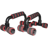 1pair Fitness I-shaped Push up Bar Stands Handles Hand Sponge Grip Bars Gym Muscle Training Push up Chest Bar Body Building Home