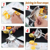 Durable Hand Lemon Juice Squeezer Aluminium Alloy Manual Juicer Juice Squeezer With Fruit Press Juicer For Lemon Juice