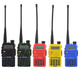 Baofeng walkie talkie uv-5r dualband two way radio VHF/UHF 136-174MHz &amp; 400-520MHz FM Portable Transceiver with earpiece