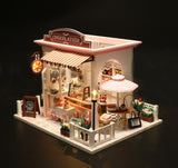 DIY Doll House Miniature Dollhouse With Furnitures Wooden House Miniaturas Toys For Children New Year Christmas Gift C&M
