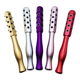 Germanium Stone Face/Eye/Body Massager Beauty Roller Massage Tool for Skin Tightening Firming Anti-aging Stress Relief Detoxific