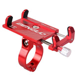 Universal Aluminum Alloy Bike Bicycle Phone Holder Racks Motorcycle Handlebar Mount Non-Slip Moblie Cell Phone Clip for Bike