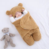 Soft Newborn Baby Wrap Blankets Baby Sleeping Bag Envelope For Newborn Sleepsack 100% Cotton Thicken Cocoon For Baby 0-9 Months