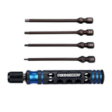 4 In 1 Hex Screwdriver Bit 1.5/2/2.5/3mm Metric 6.35mm Batch Head Set For RC Airplane Aircraft Model Disassembly And Repair Tool
