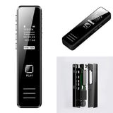 Activated Portable MP3 Player Mini Voice Recorder Zinc Alloy Pen Digital Long Distance Audio HD Noise Reduction Handheld