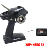 DumboRC X6P 2.4G 6CH Transmitter X6F LED Receiver withLED Light Set For RC Car Boat Tank Vehicle Crawler TRX4 Axial SCX10 D90