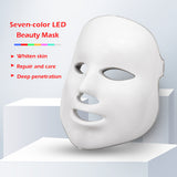 Led Facial Mask 7 colors Facial Rejuvenating Infared Light Therapy Phototherapy Mask Spot Acne Removal Face Skin Care Tool