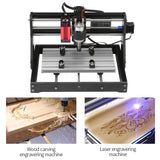 CNC 3018 Pro Router Kit GRBL Control 3 Axis with with Offline Controller 40W Laser Module Plastic Acrylic PCB PVC Wood Engraver