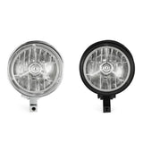 5.75" 12V Motorcycle Halogen Headlight Unviersal Front  Black