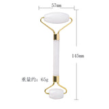 Natural White Jade Crystal Roller Stone Massage Body Eye Anti-Wrinkle Ascending Facial Skin Reduce Cellulite Health Care Tool