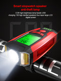Bicycle Lights Mountain bike headlight Strong Car Headlight with Horn Stopwatch Bicycle Night Light Bicycle Cycling Accessories