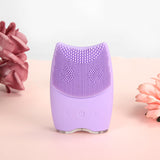Free shipping Silicone Gel Cleansing System Facial Brush Rechargeable Electric Beauty Massage Instrument Sonic Cleaner
