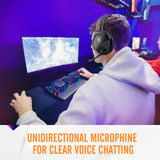 NUBWO G06 2 in 1 Wireless Gaming Headset Adjustable 2.4G Wireless/3.5mm Wired Stereo Gaming Headsets Noise Reduction with Mic