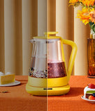 220V 1.8L Household Electric Kettle Automatic Glass Teapot Multi Cooker Water Boiling Pot Health Preserving Pot