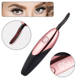 65℃/85℃ Heating Long-Lasting Curling Electric Eyelash Curler Mascara Eyelash Styling Clip Perm Eyelash Brush Ironing Lashes Comb