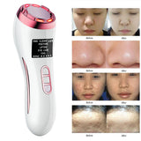 7in1 EMS LED Photon Therapy Sonic Vibration Wrinkle Remover Hot Cool Skin Cleaner Cleansing Rejuvenation Facial Massage Portable
