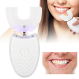U-Shaped Adult Electric Sonic Toothbrush Automatic Cleaning Toothbrush Oral Care Tool White Adult Type