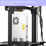 CREALITY 3D Ender-3 Pro Printer Upgraded Magnetic Build Plate Resume Power Failure Printing Masks KIT Mean Well Supply